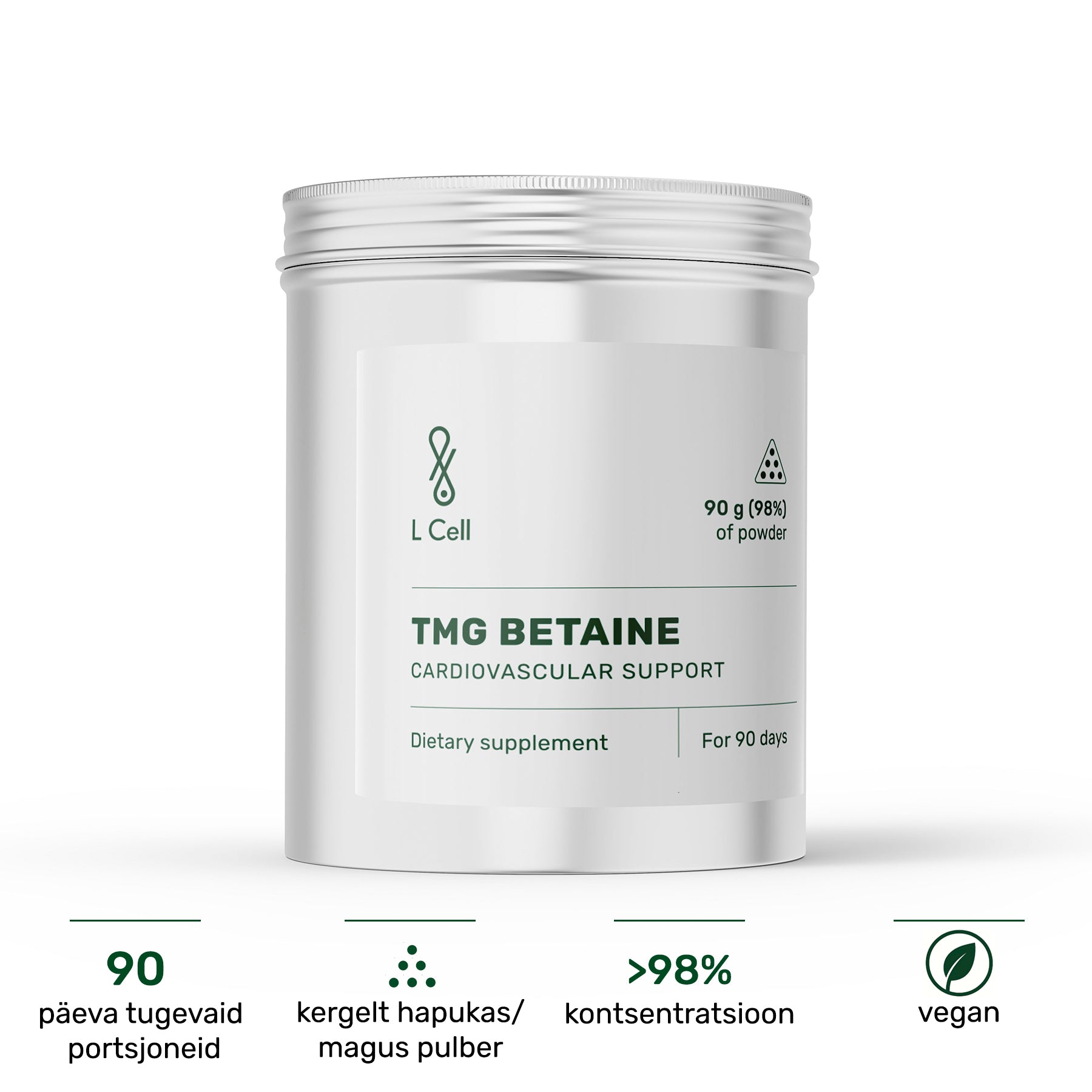 TMG Betaine Powder 90g (90 days, >98% purity)