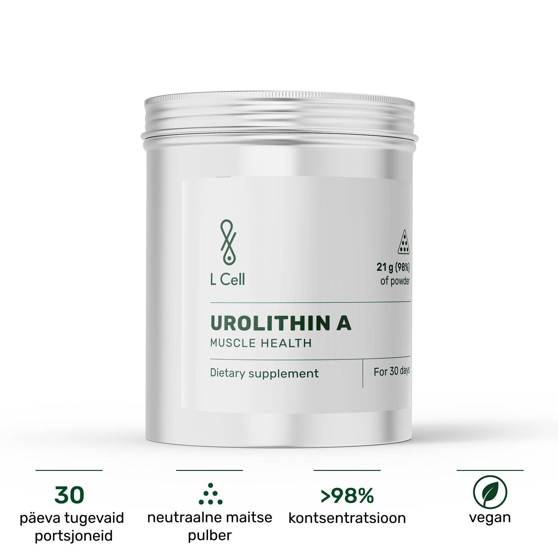 Urolithin A Powder 21g (30 days, >98% purity)