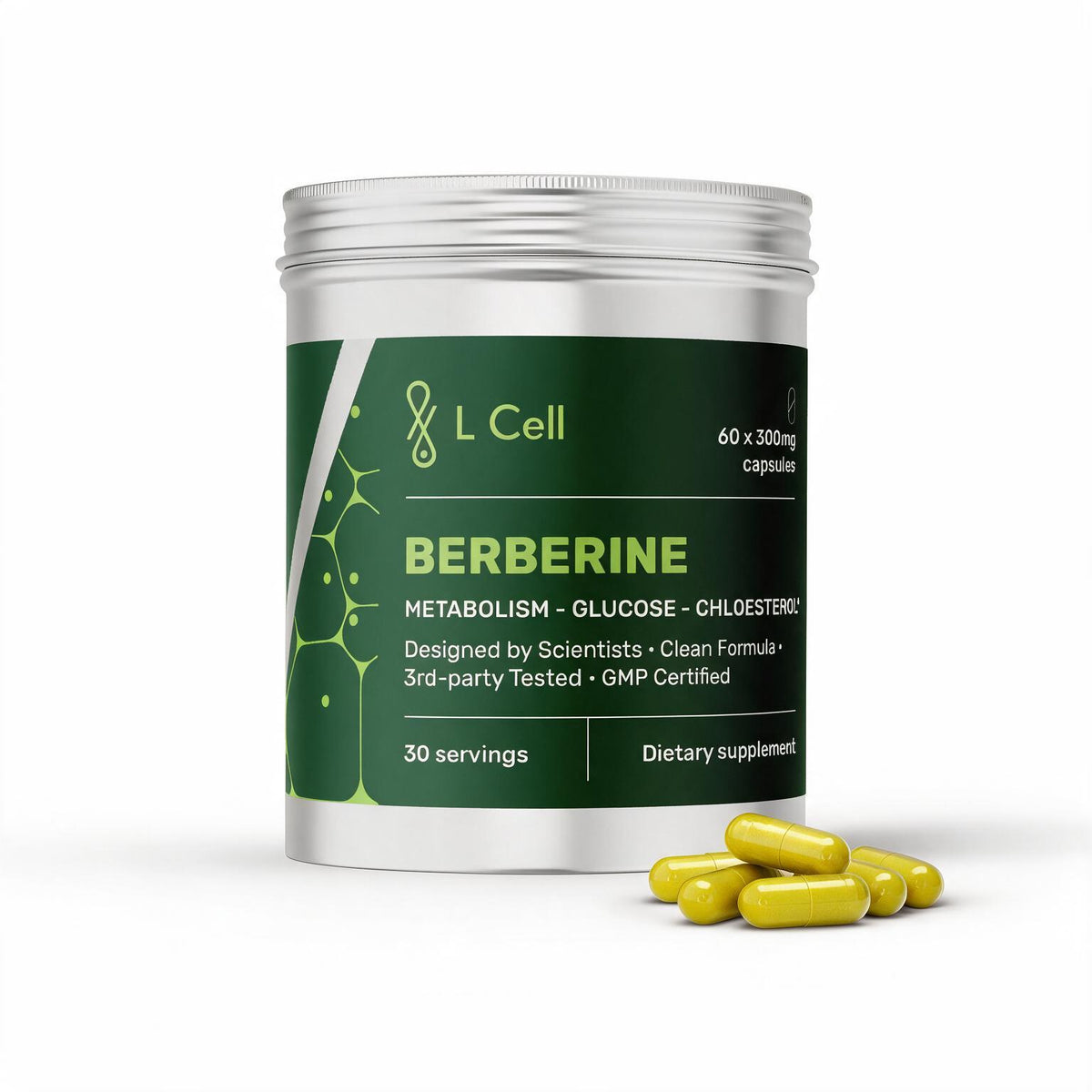 Berberiin (300 mg kapslid, 60 tk)
