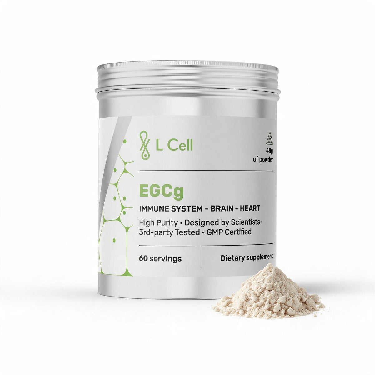 EGCg Powder 30g (60 days, >90% purity)
