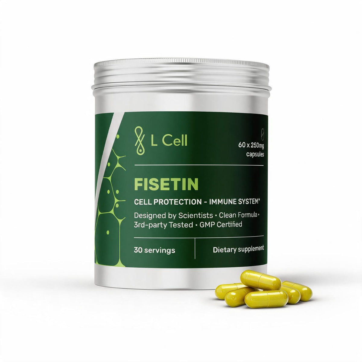Fisetiin (250 mg kapslid, 60 tk)