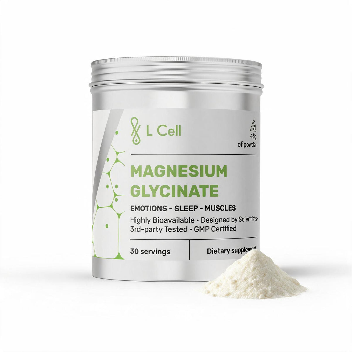 Magneesium Glütsinaat (pulber, 48 g)