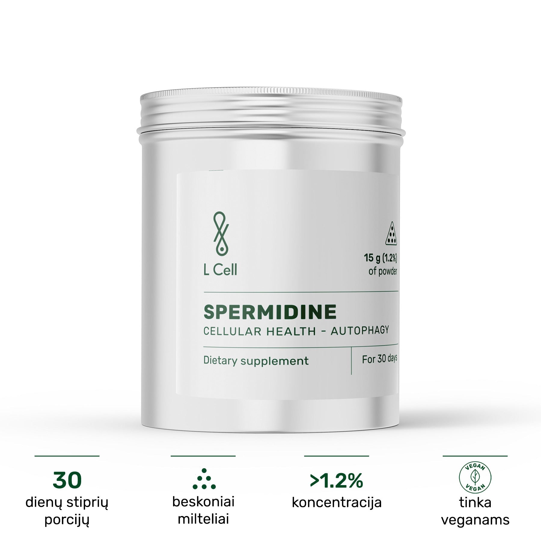 Spermidiin (pulber, 15 g)